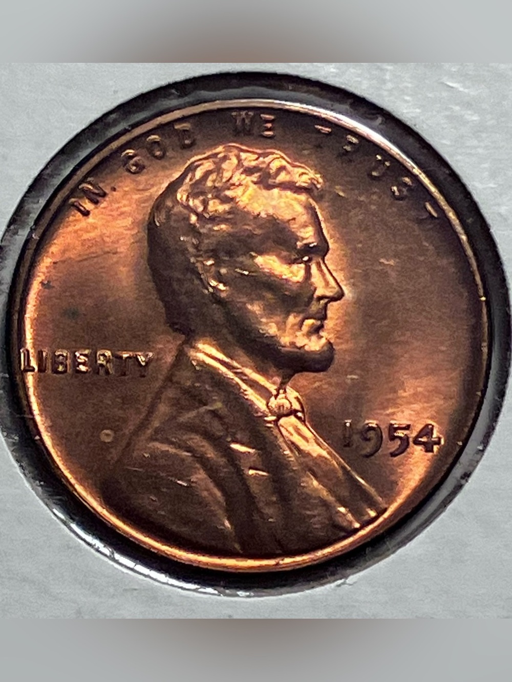 20 Unc. 1954 LINCOLN WHEAT PENNIES / From Original BANK ROLLS / Reddish Brown
